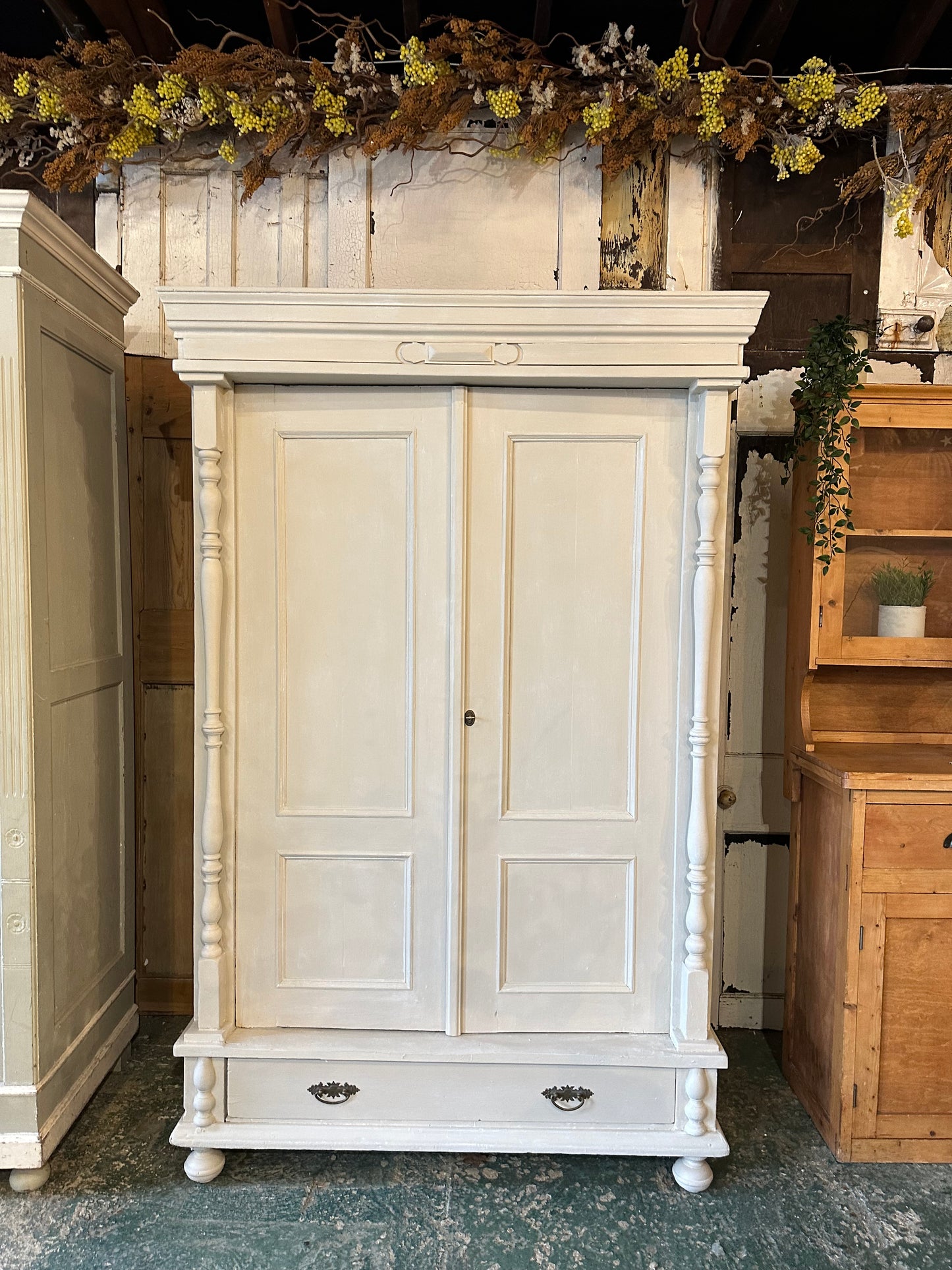 Rustic vintage wardrobe / armoire