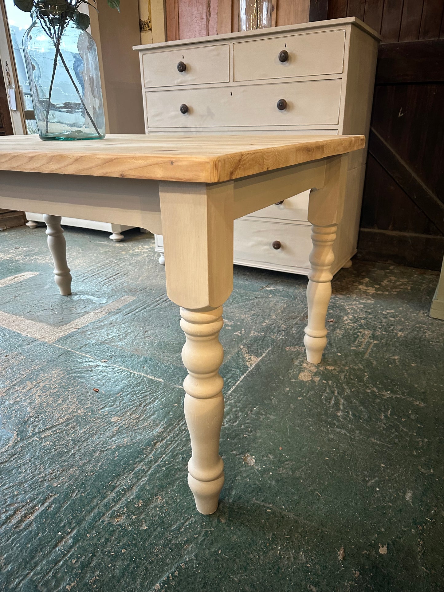 Farmhouse table 6 seater