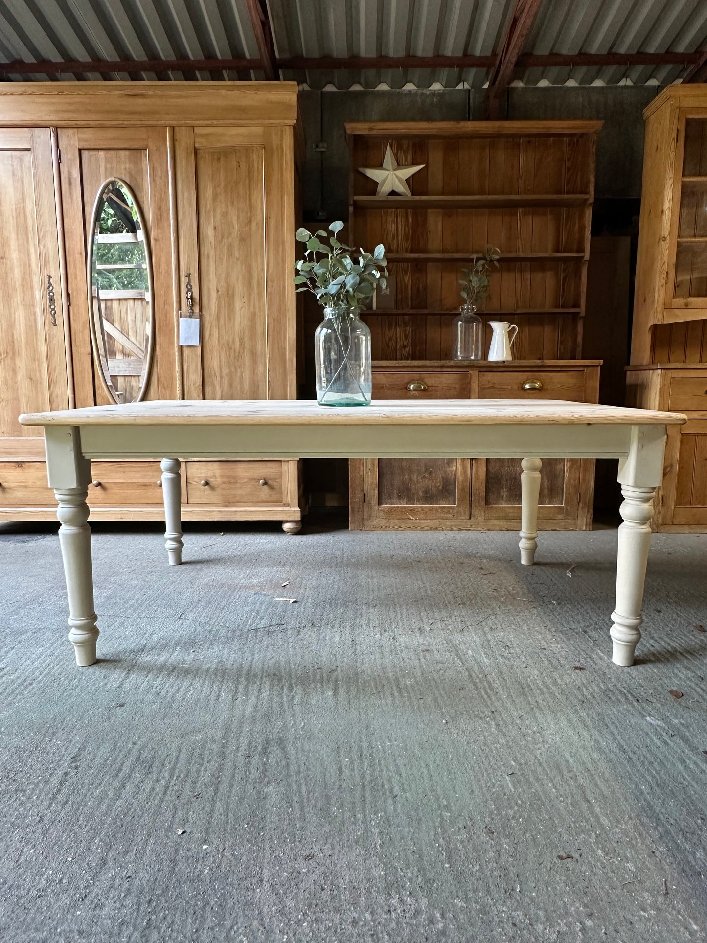 Farmhouse table 8 seater