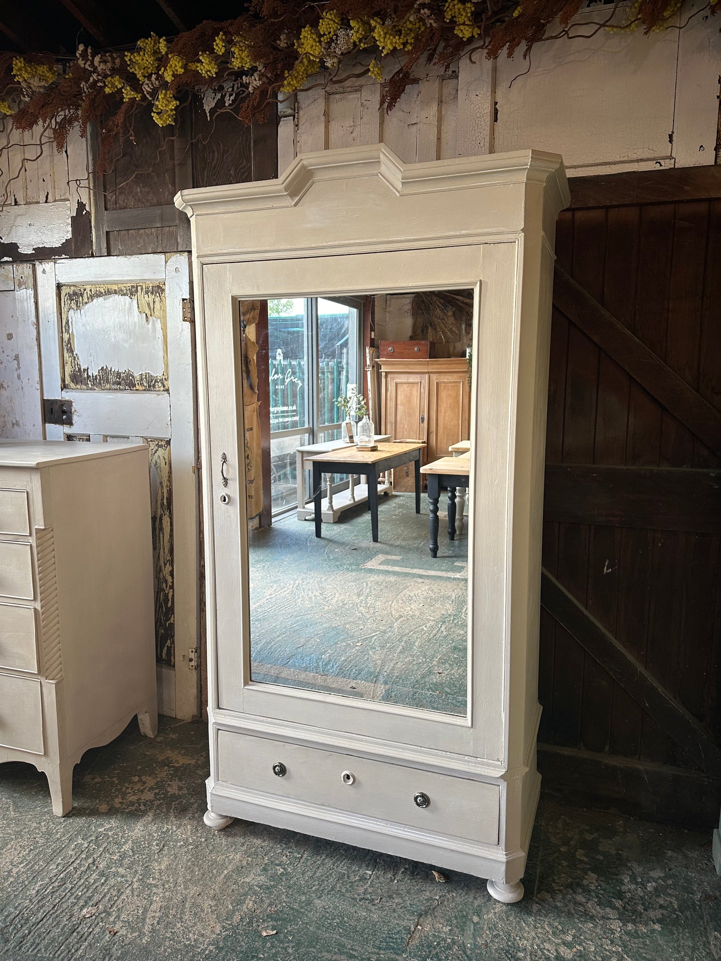 Rustic vintage wardrobe / armoire