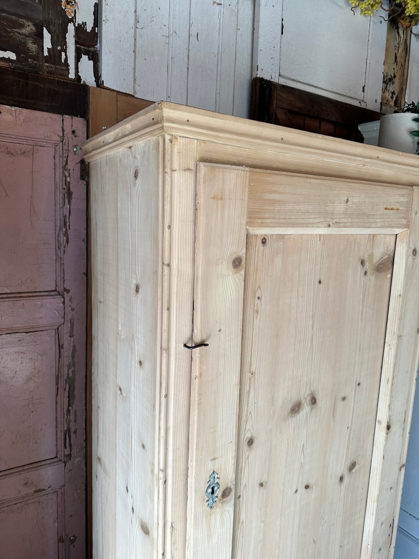 Rustic vintage wardrobe