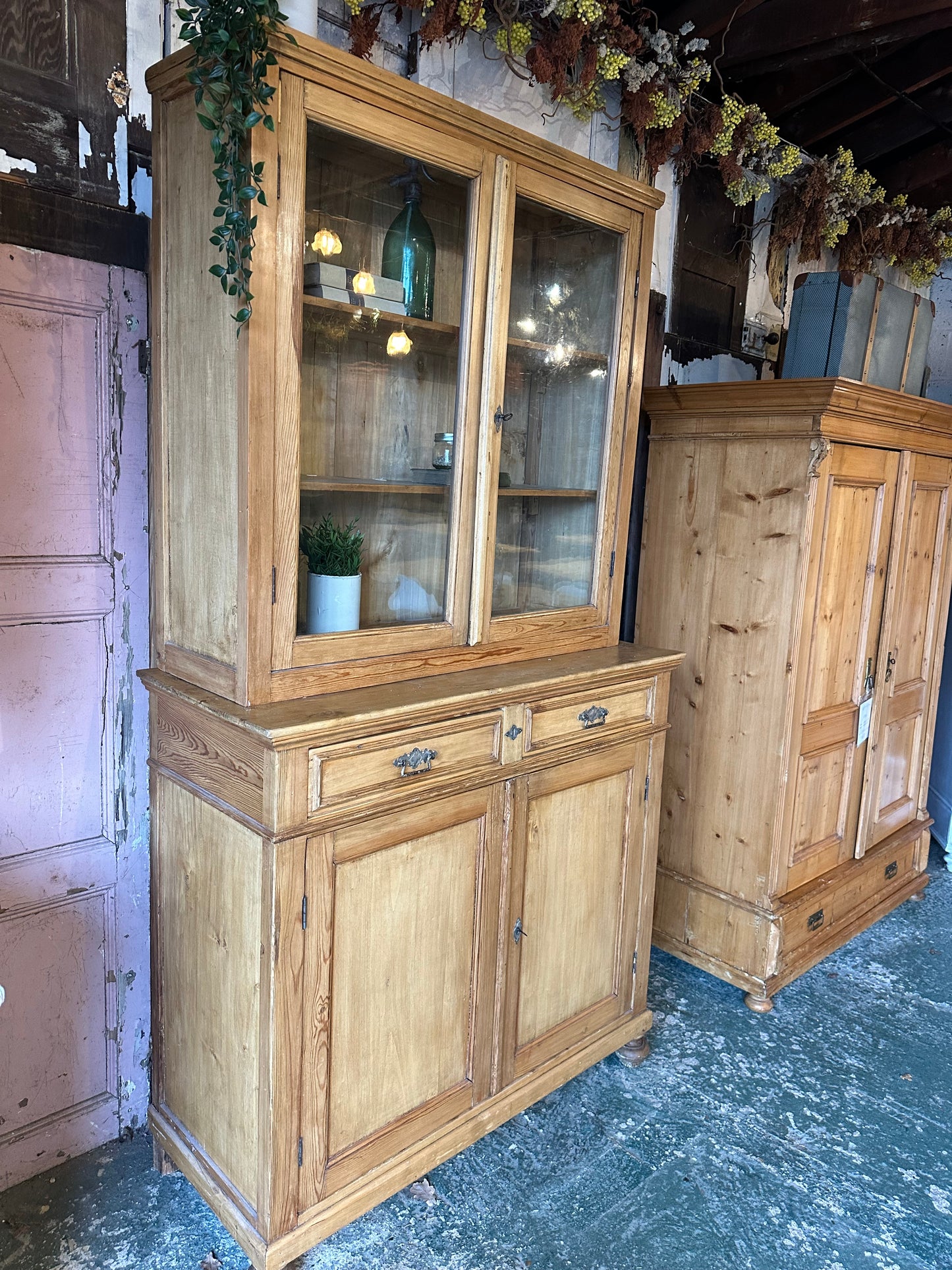 Vintage glazed dresser