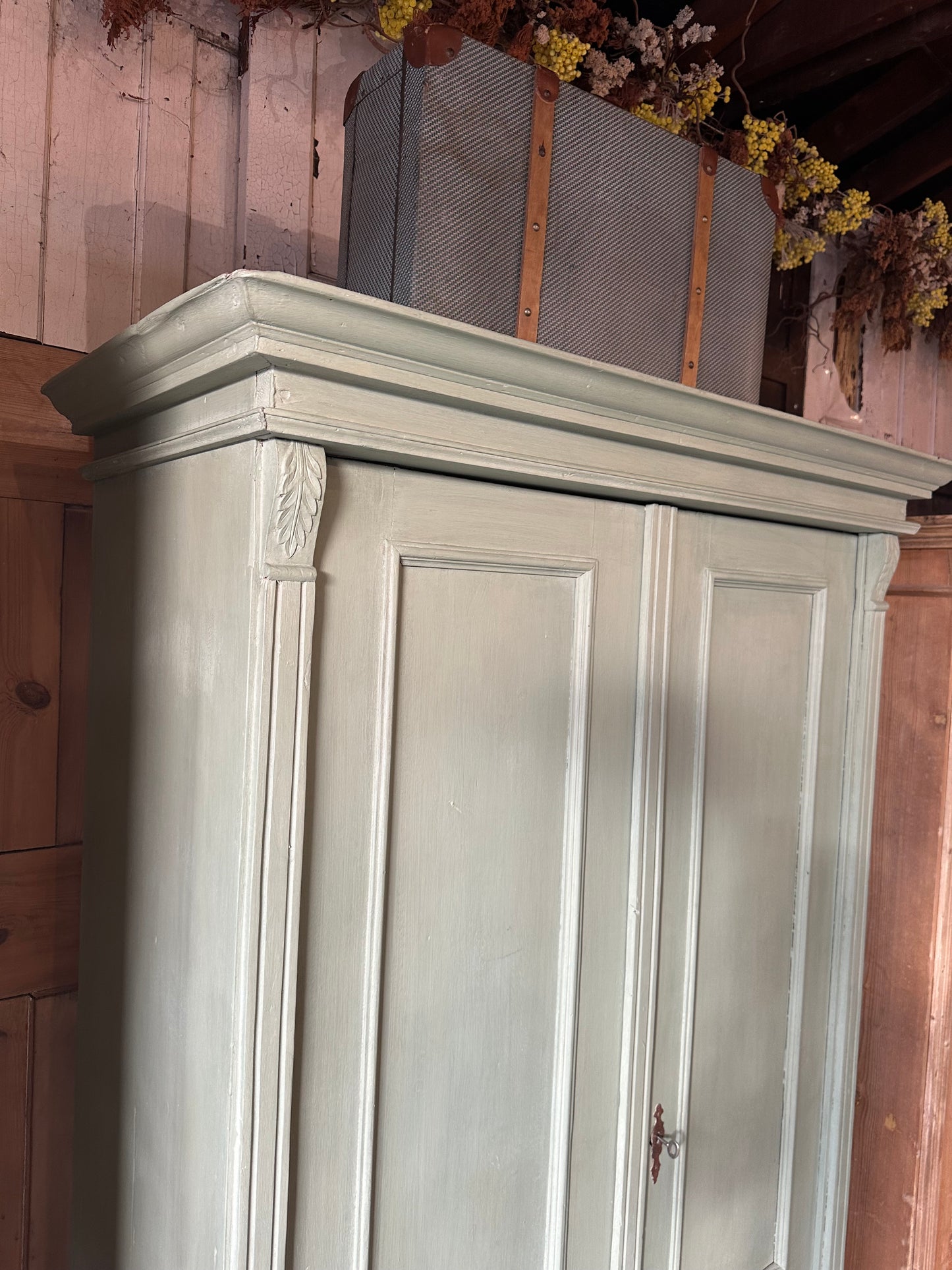 Rustic vintage wardrobe