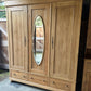 Vintage triple knock down wardrobe