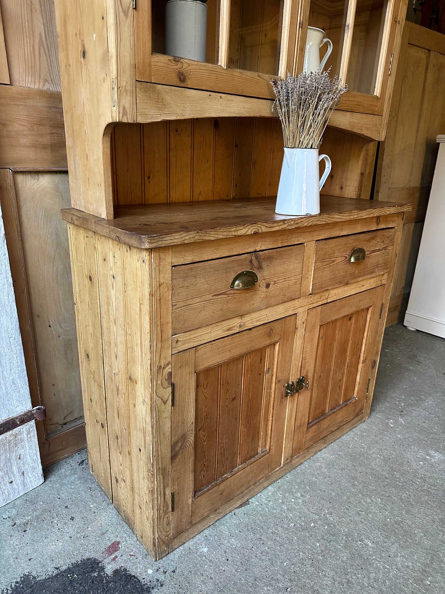 Vintage glazed dresser