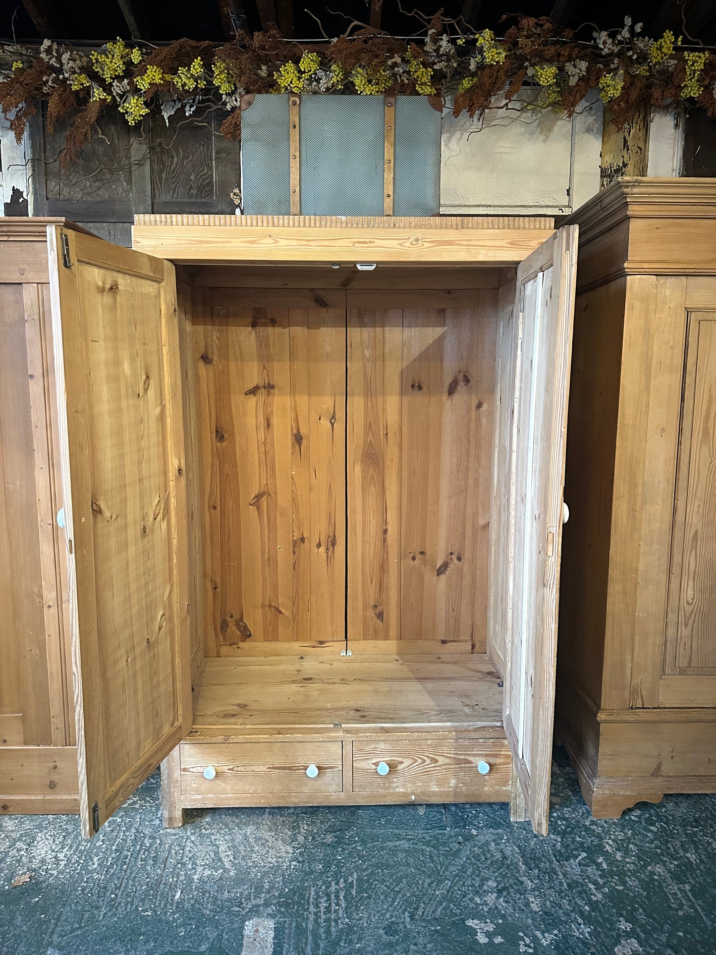 Rustic vintage knock down wardrobe