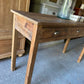 Rustic console table