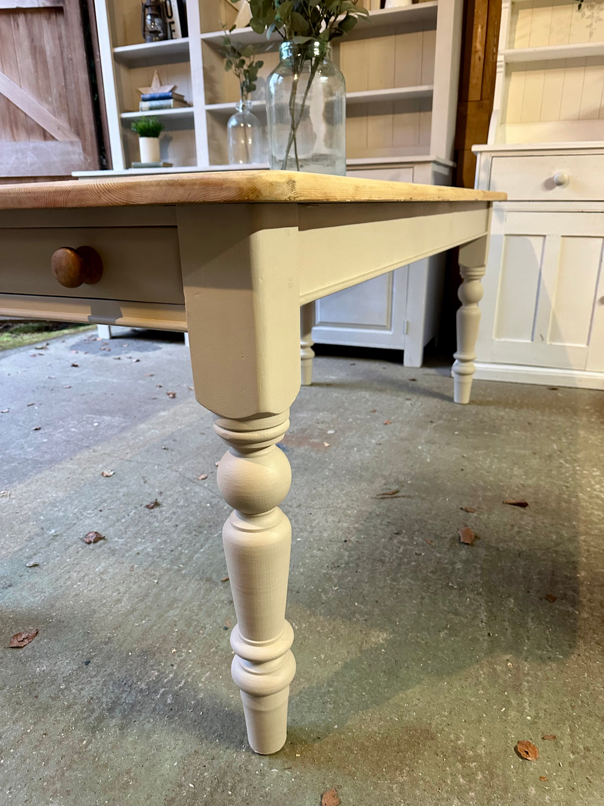 Farmhouse table 8 seater