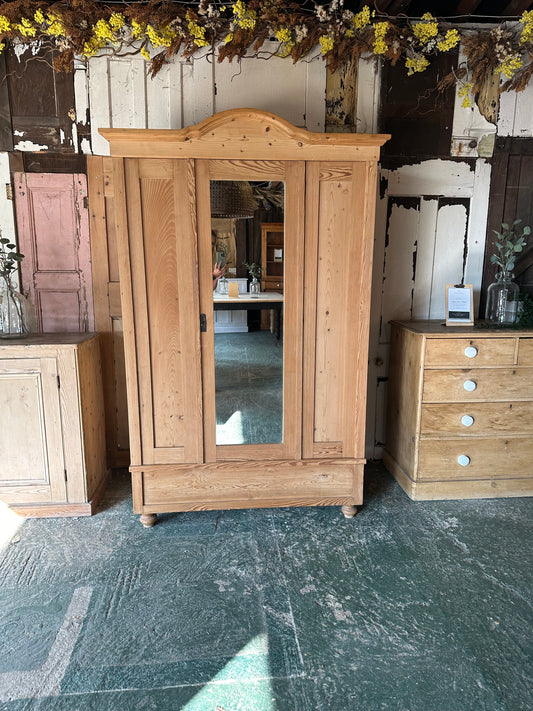 Vintage triple knock down wardrobe
