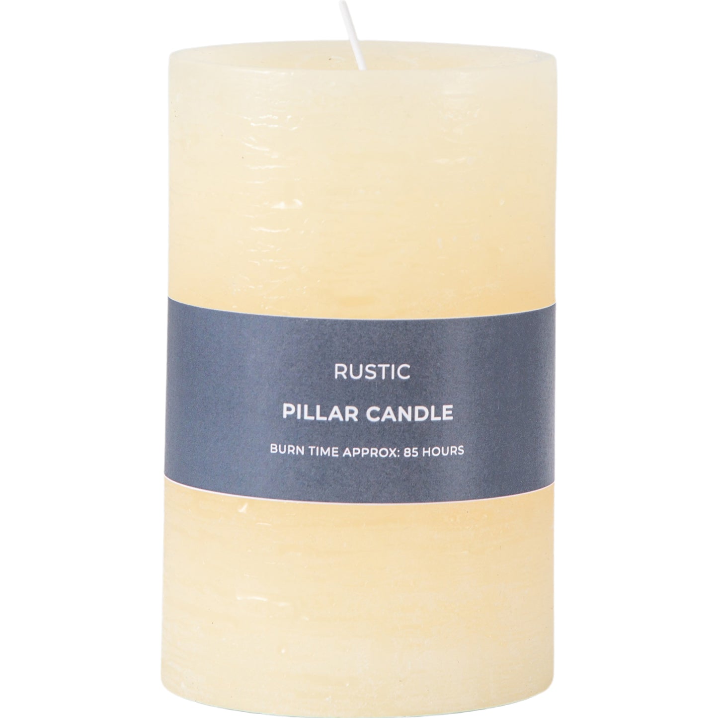 Pillar Candle Rustic Ivory