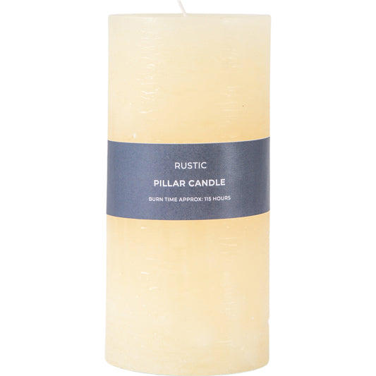 Pillar Candle Rustic Ivory
