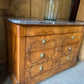 Vintage marble top chest of drawers