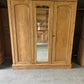 Vintage triple knock down wardrobe