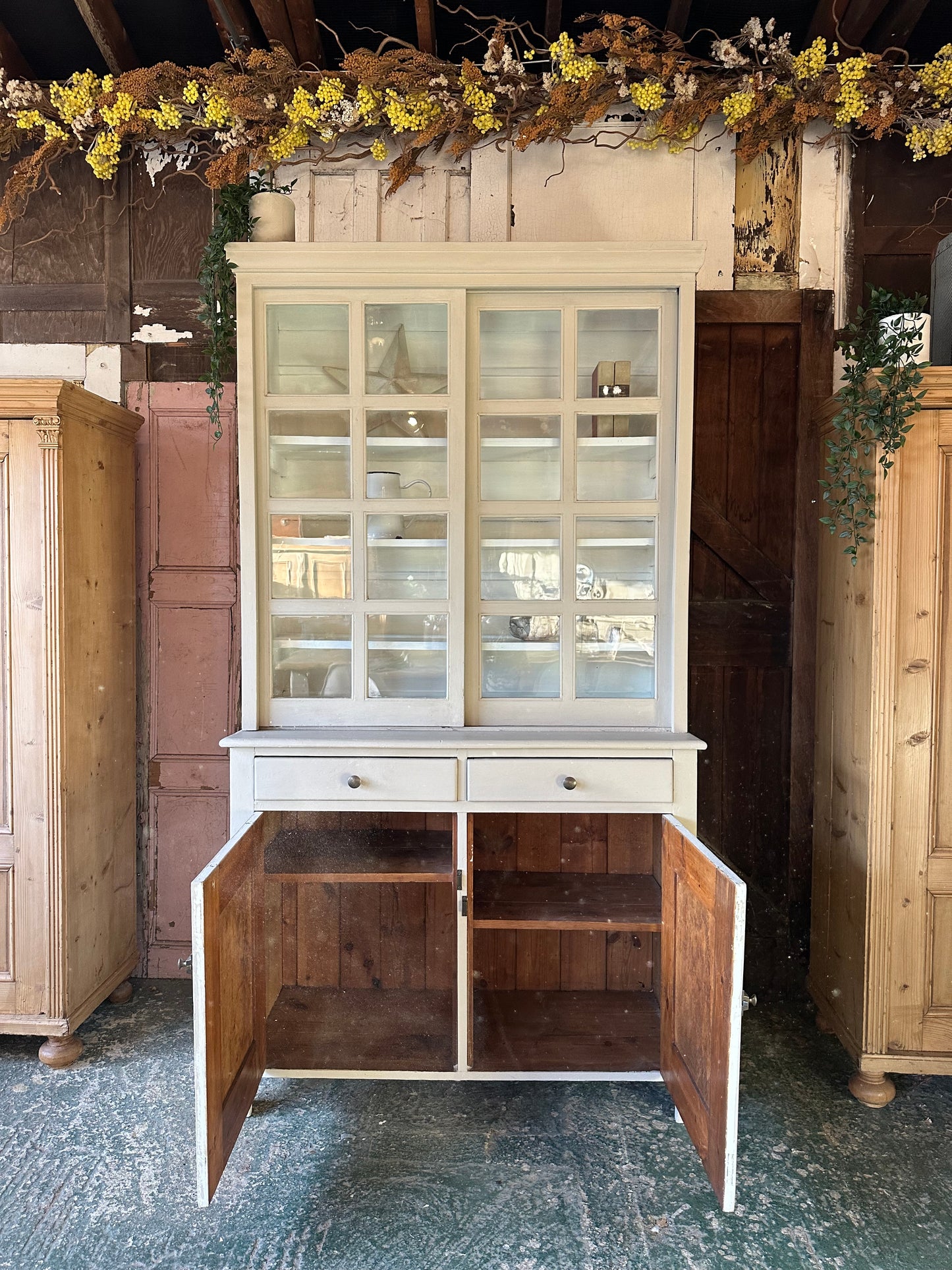 Rustic vintage dresser