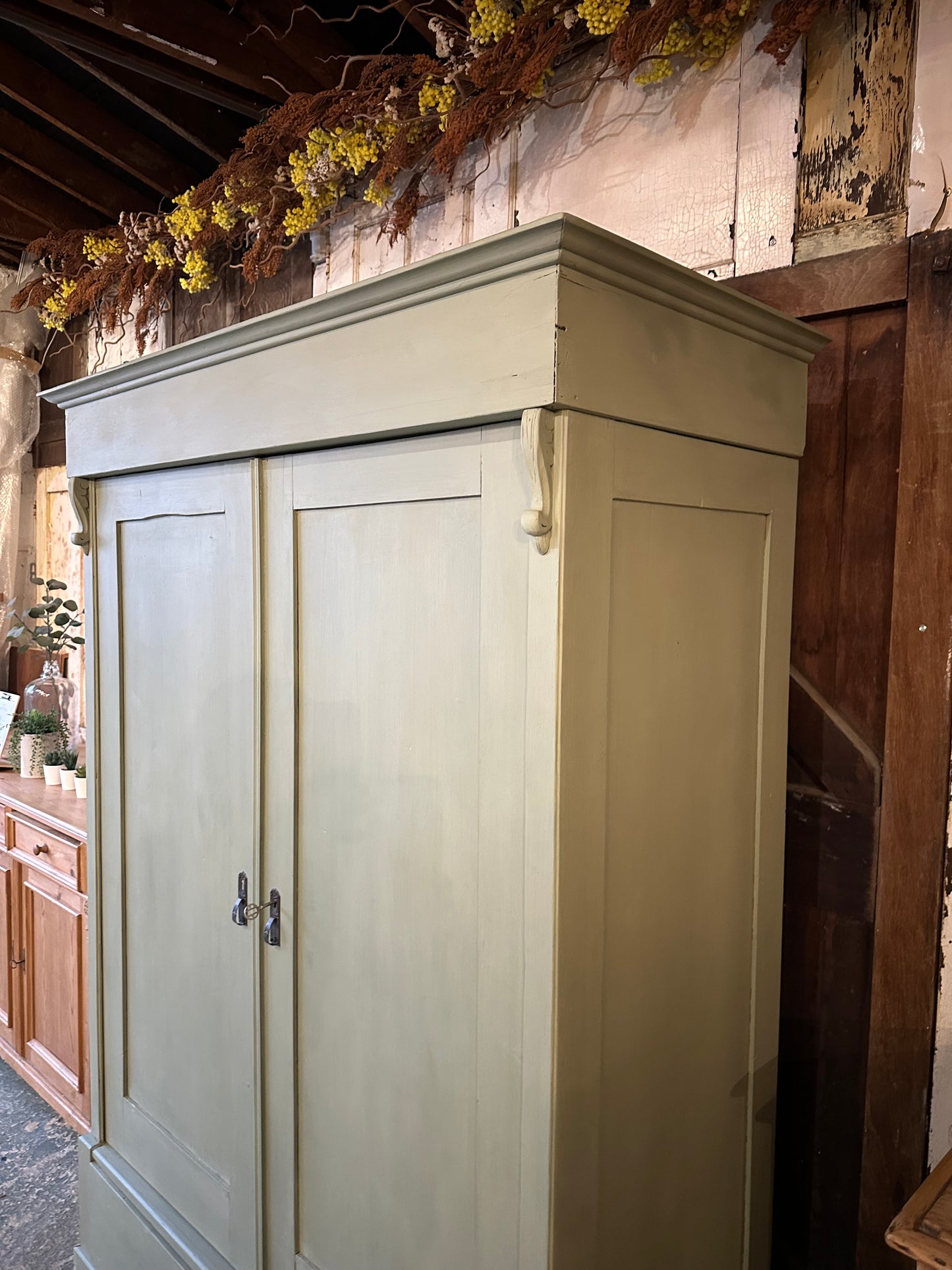 Rustic vintage knock down wardrobe