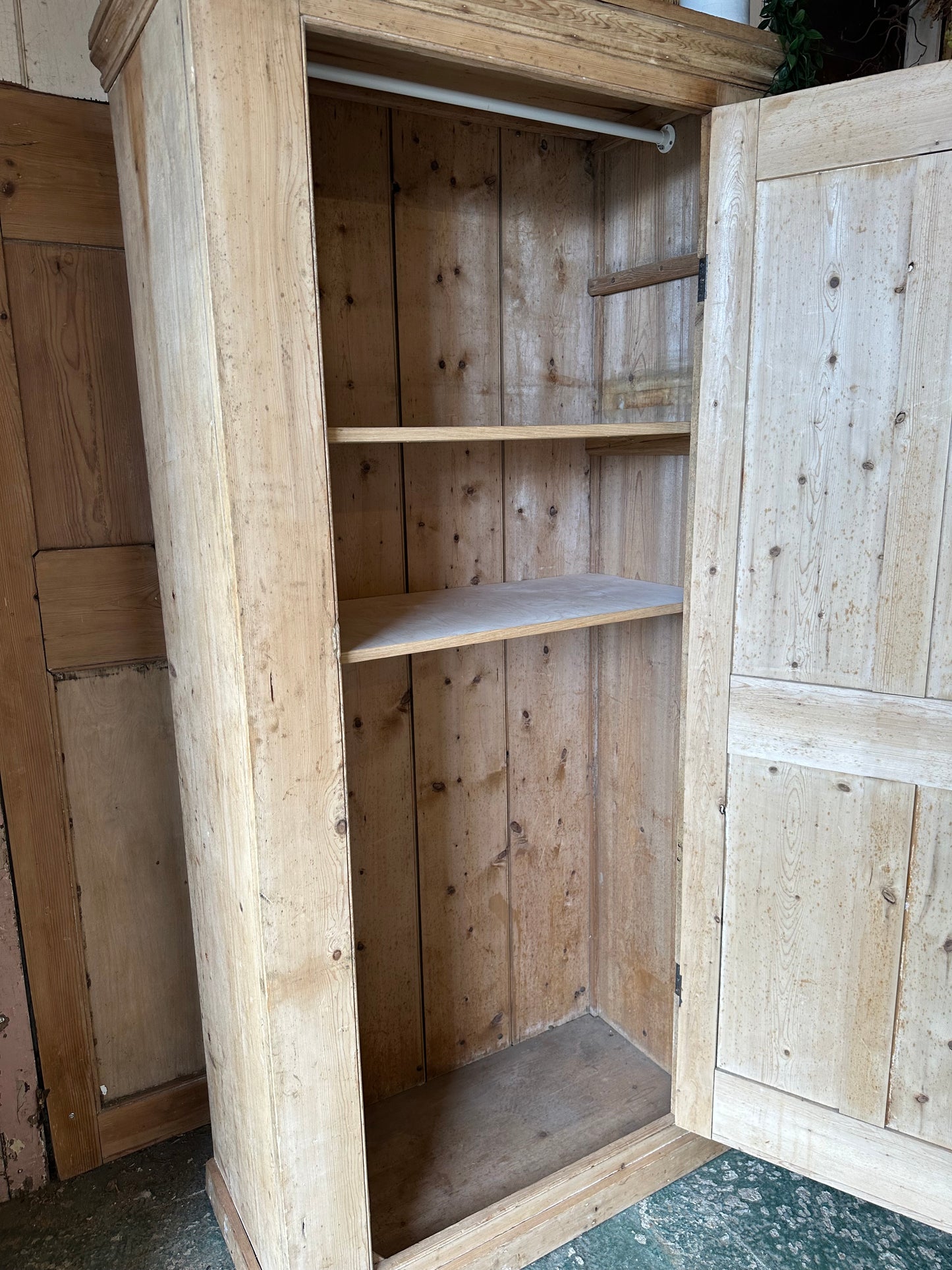 Rustic vintage wardrobe / cupboard