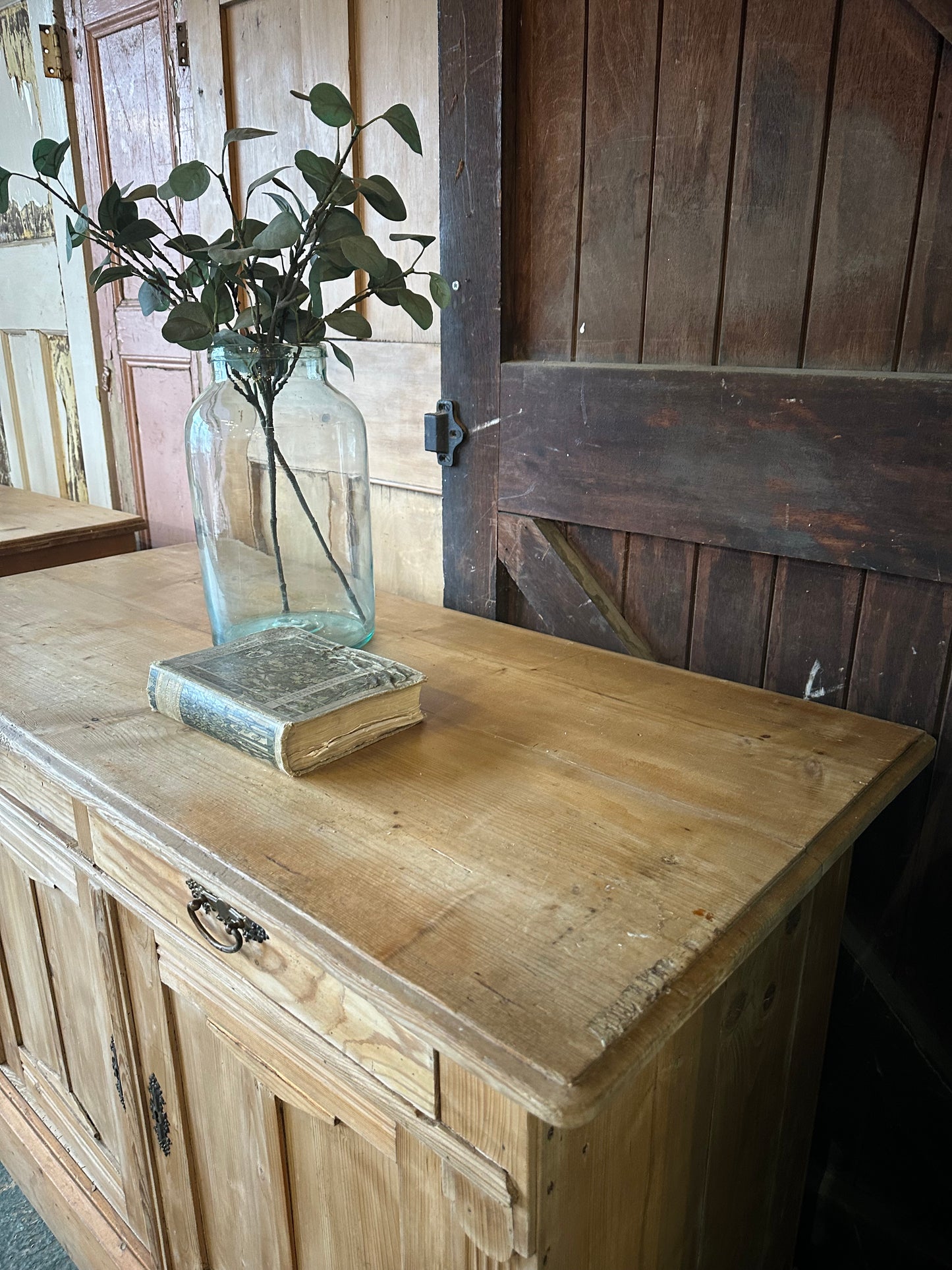 Rustic vintage sideboard