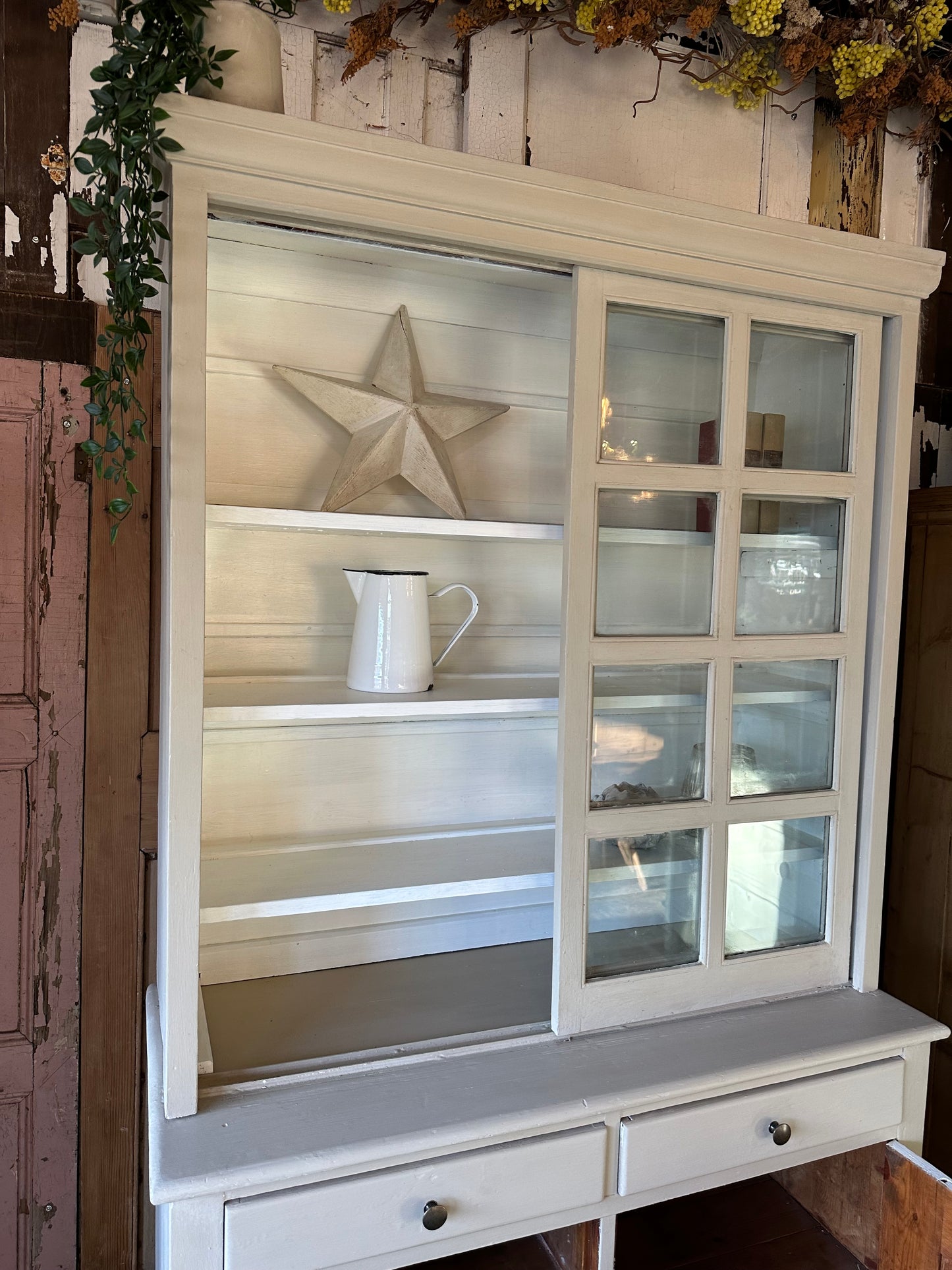 Rustic vintage dresser