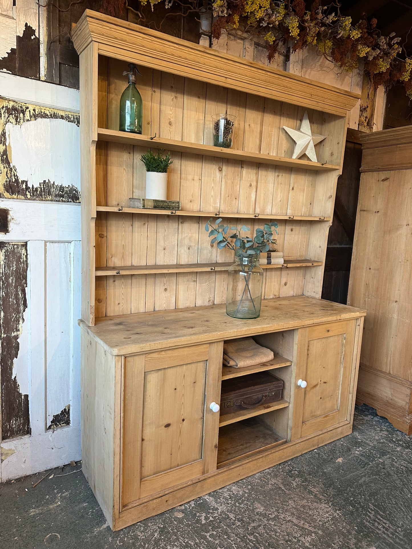 Rustic vintage dresser