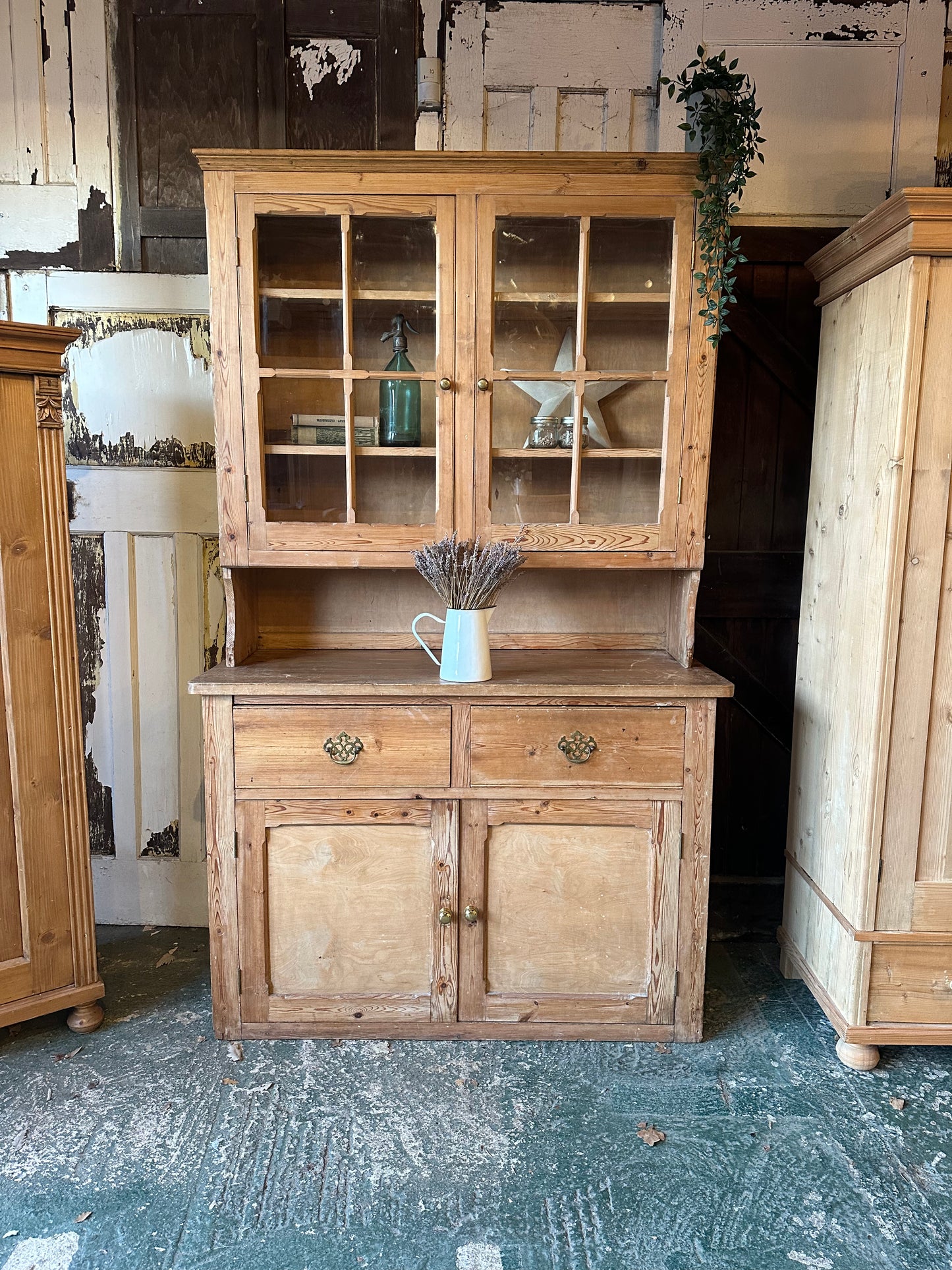 Rustic vintage dresser