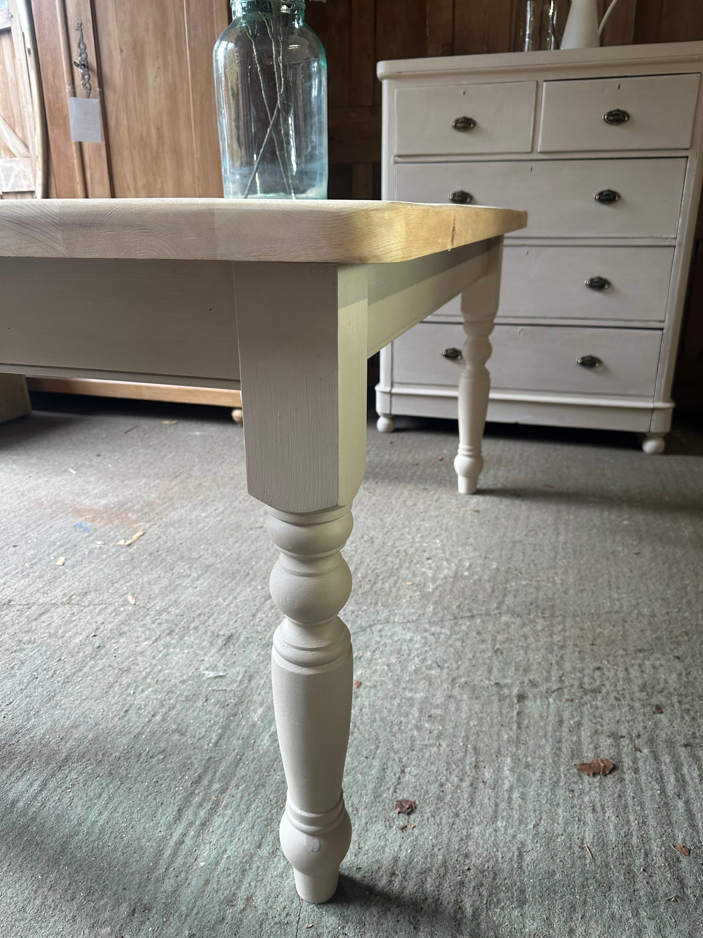 Farmhouse table 6 seater