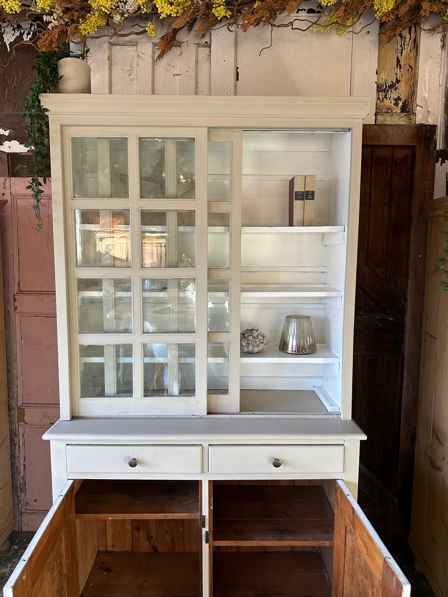 Rustic vintage dresser