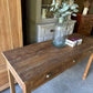 Rustic console table