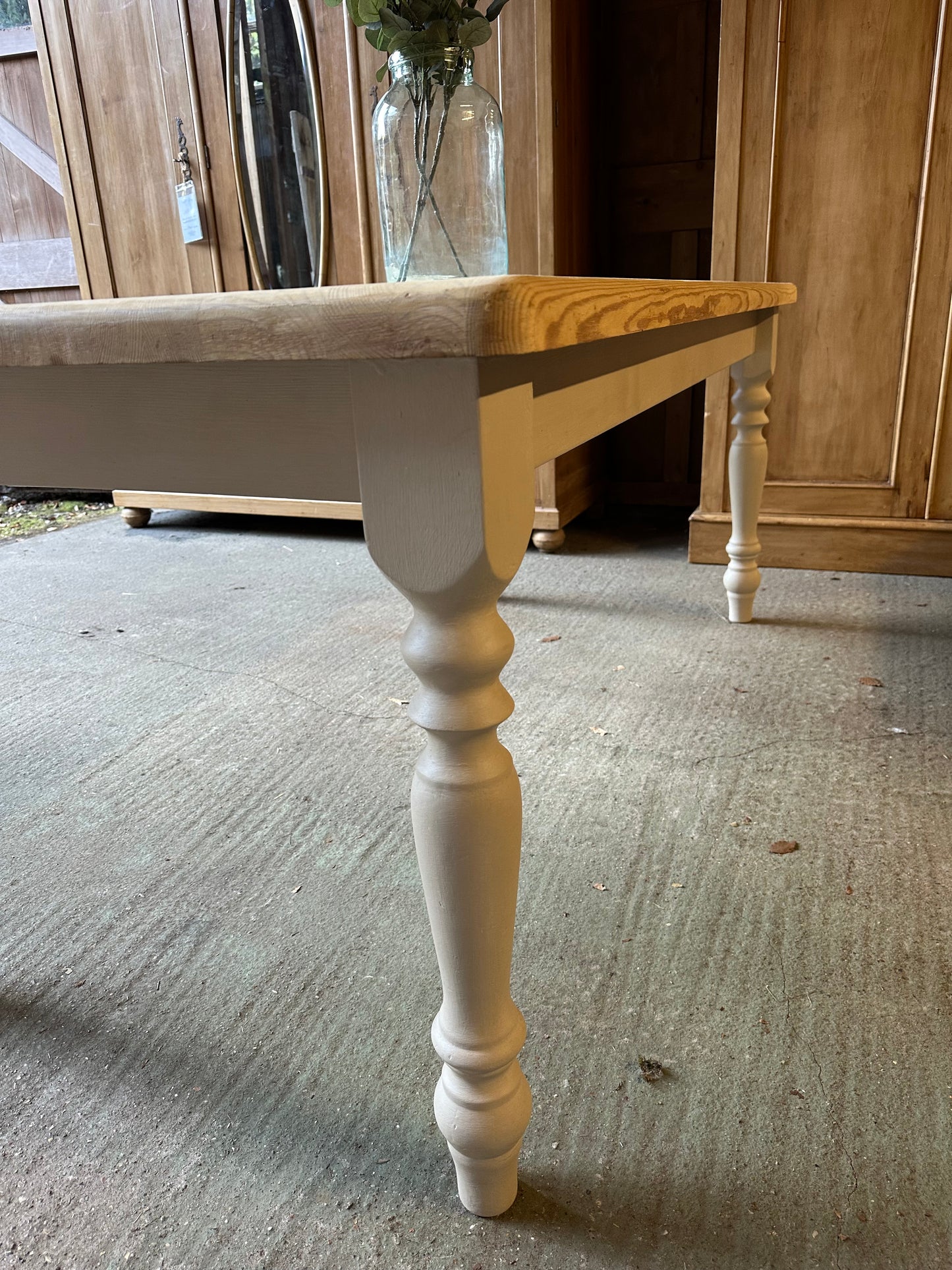 Farmhouse table 8 seater