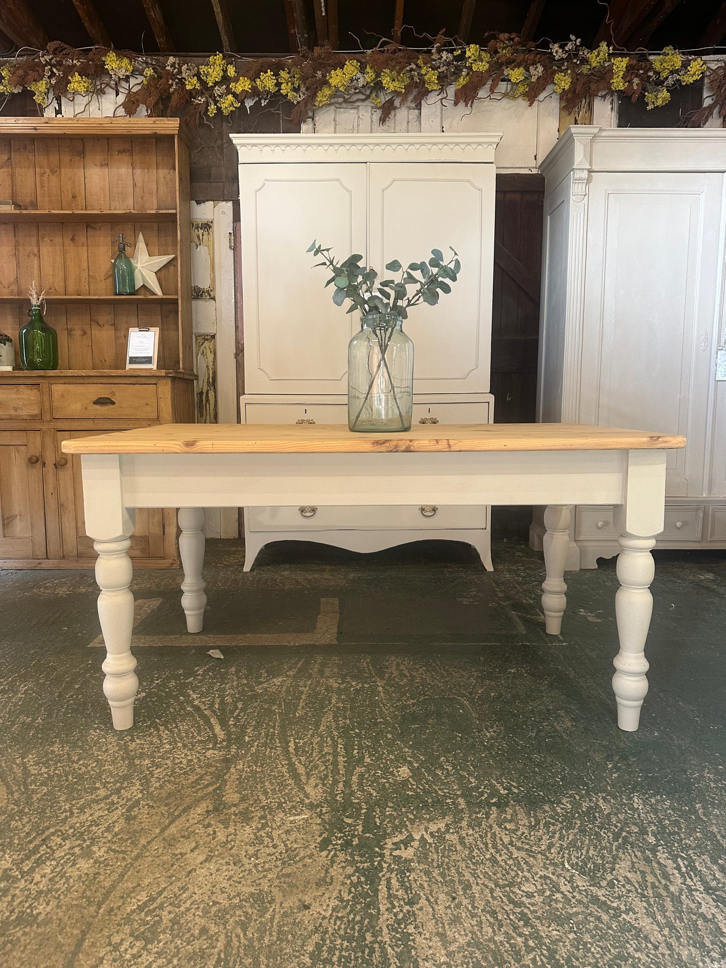 Farmhouse table 6 seater