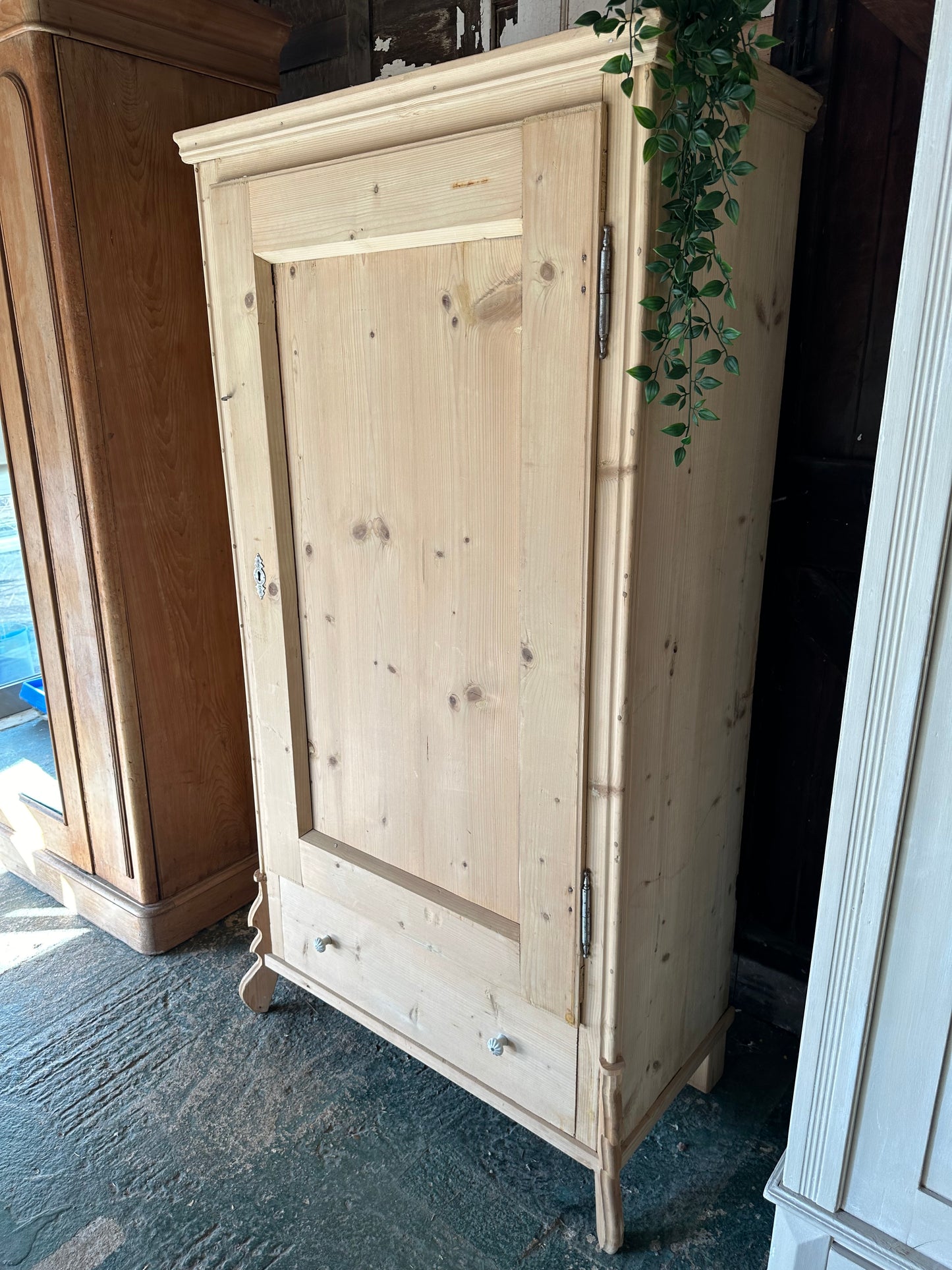 Rustic vintage wardrobe