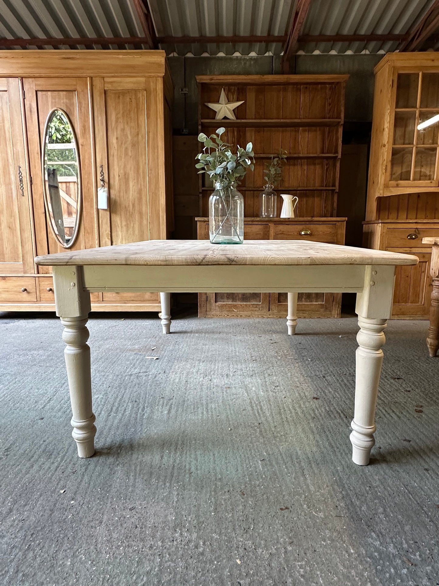Farmhouse table 8 seater