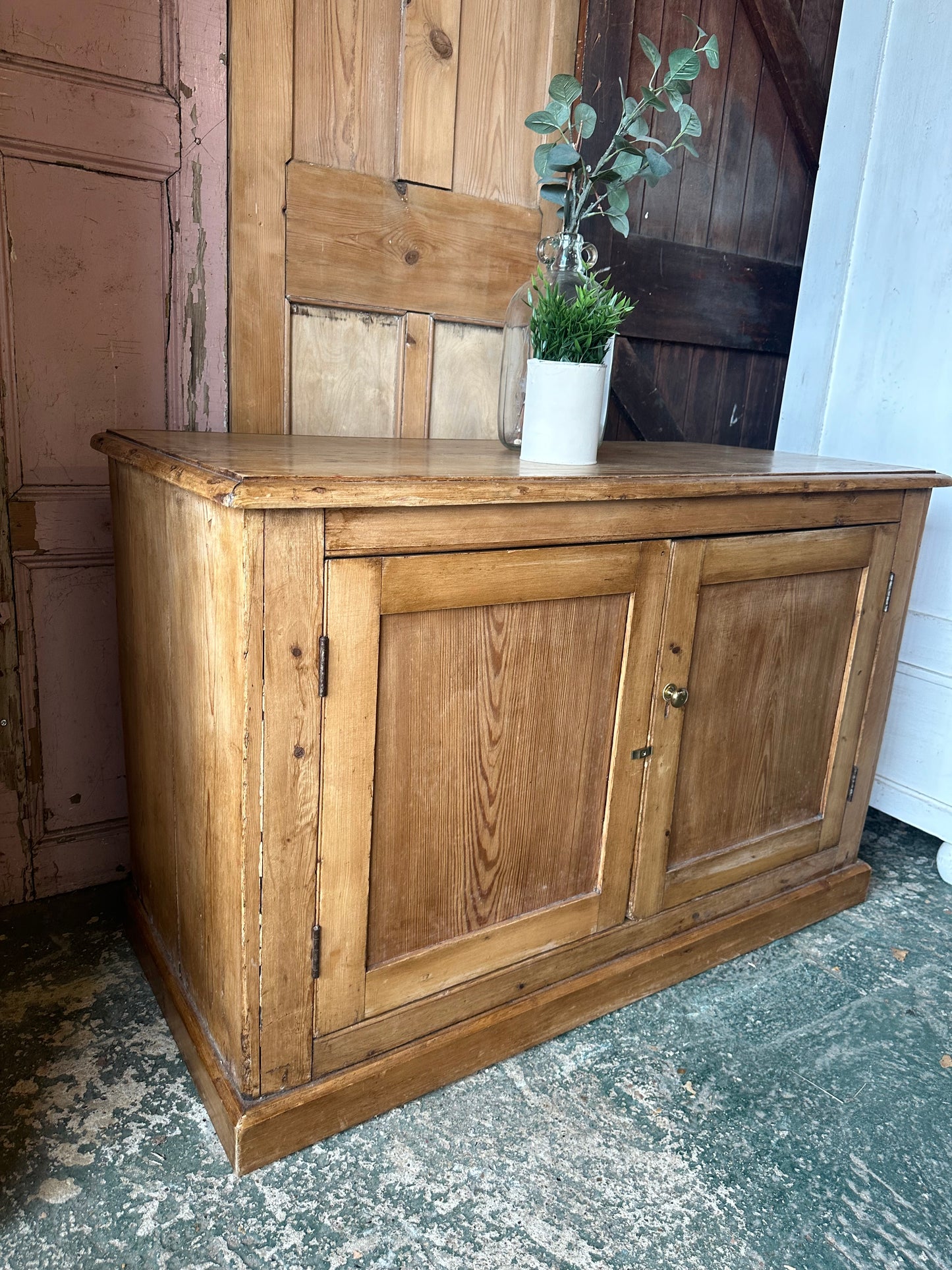 Rustic vintage sideboard