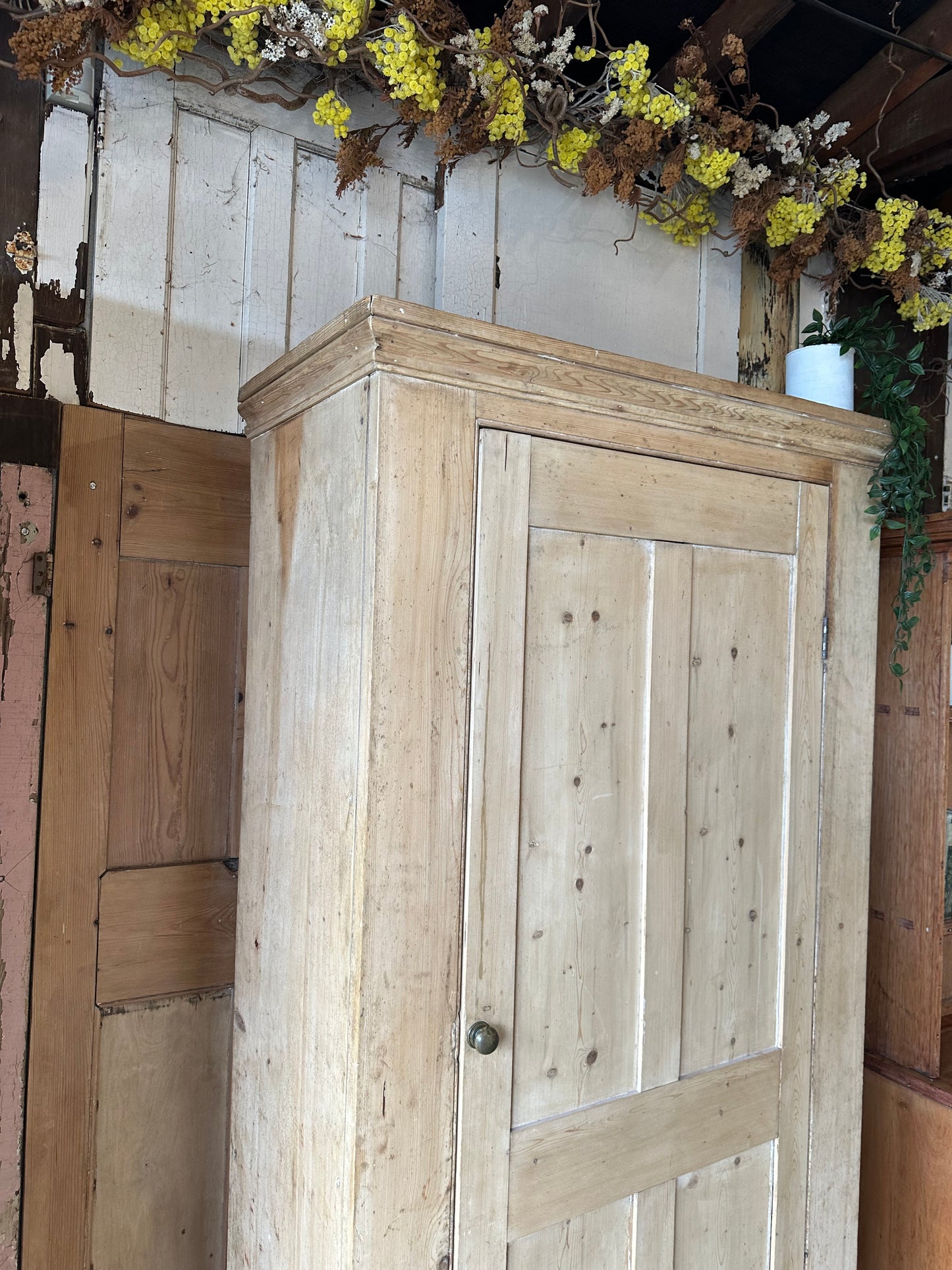 Rustic vintage wardrobe / cupboard