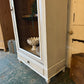 Rustic vintage armoire / linen press / dresser