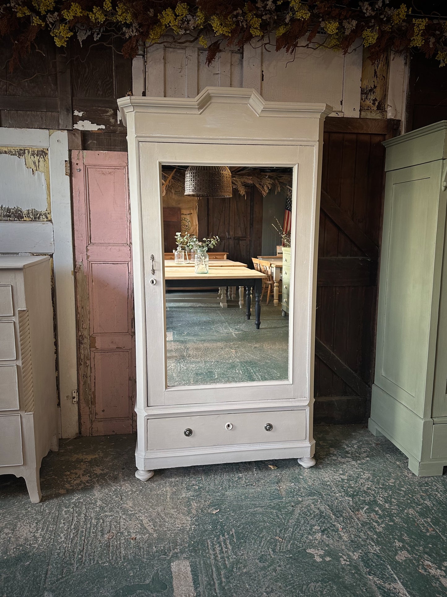 Rustic vintage wardrobe / armoire