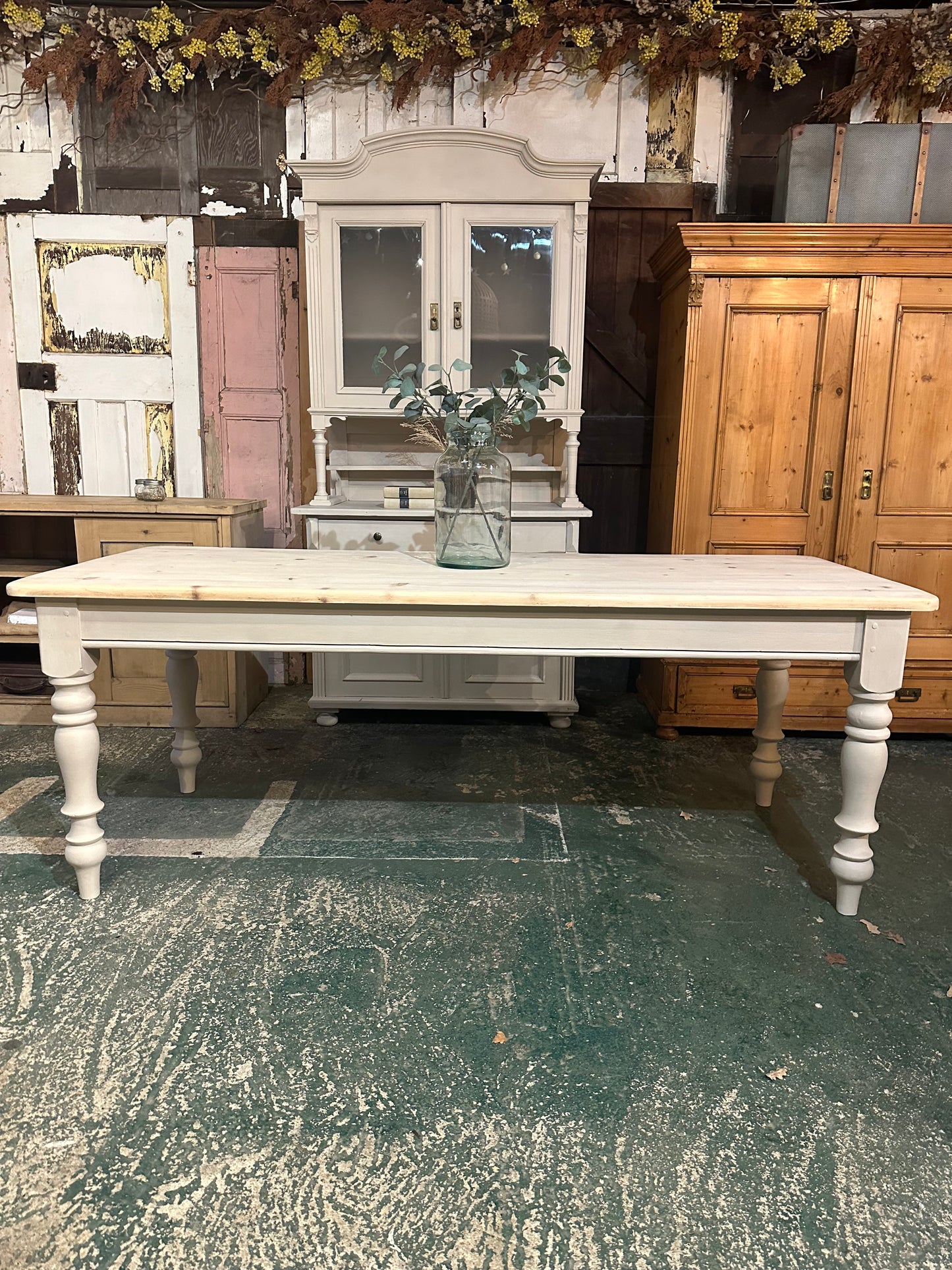 Farmhouse table 8 seater