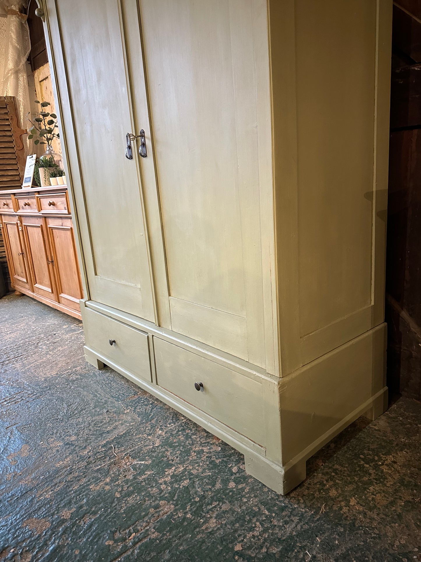 Rustic vintage knock down wardrobe