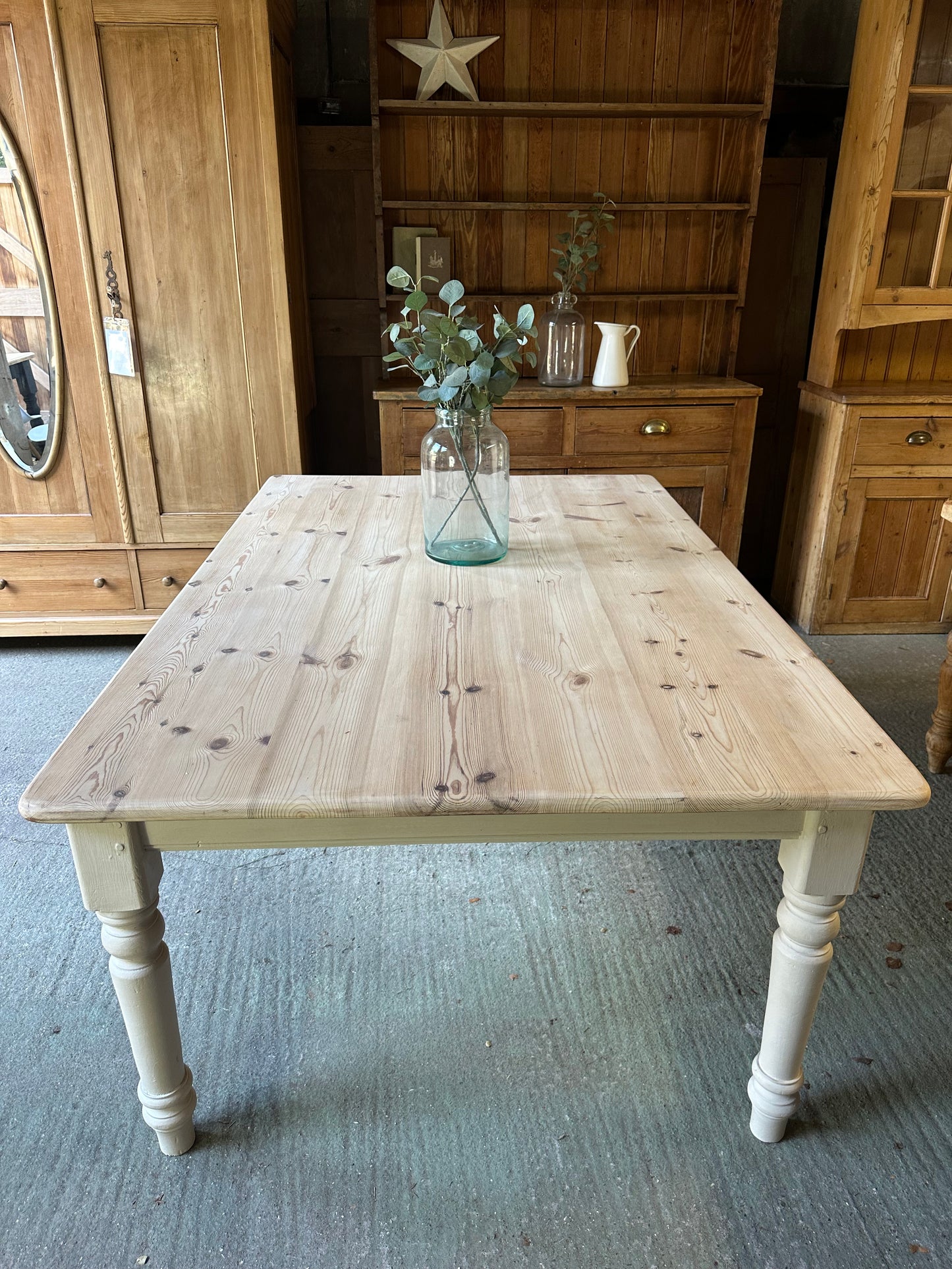 Farmhouse table 8 seater