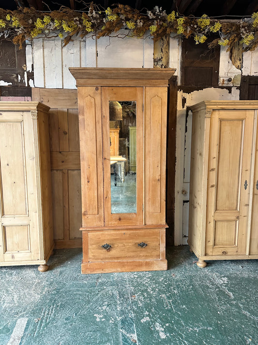 Rustic vintage wardrobe