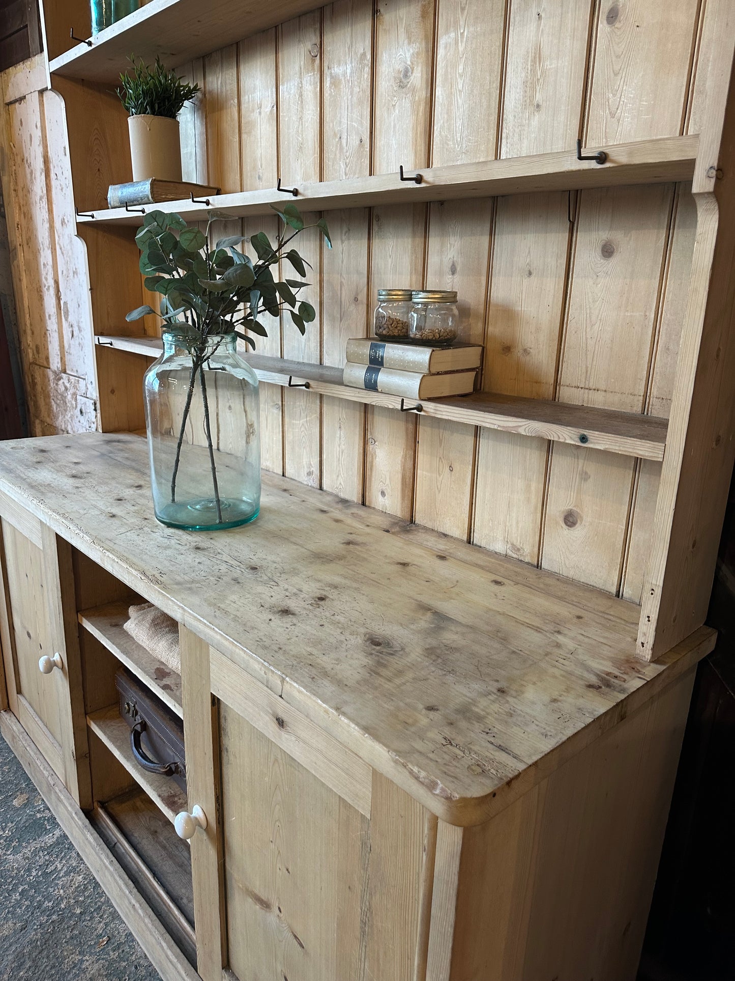 Rustic vintage dresser