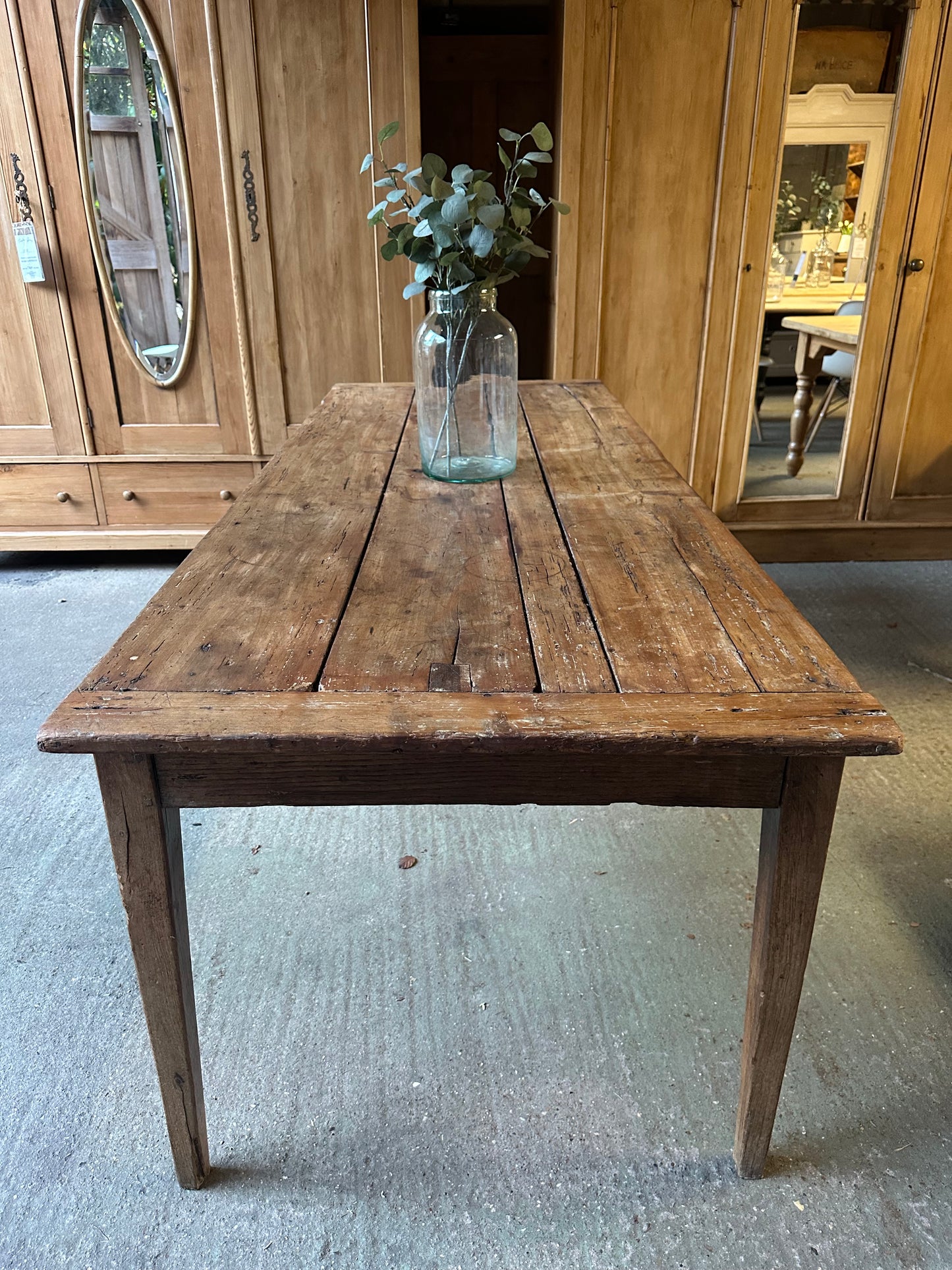 Farmhouse table large 8 seater