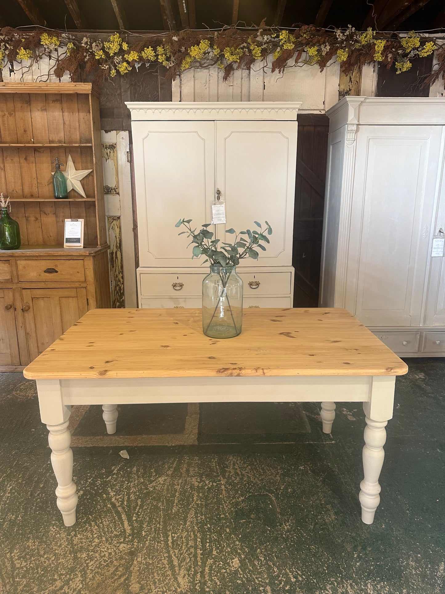 Farmhouse table 6 seater