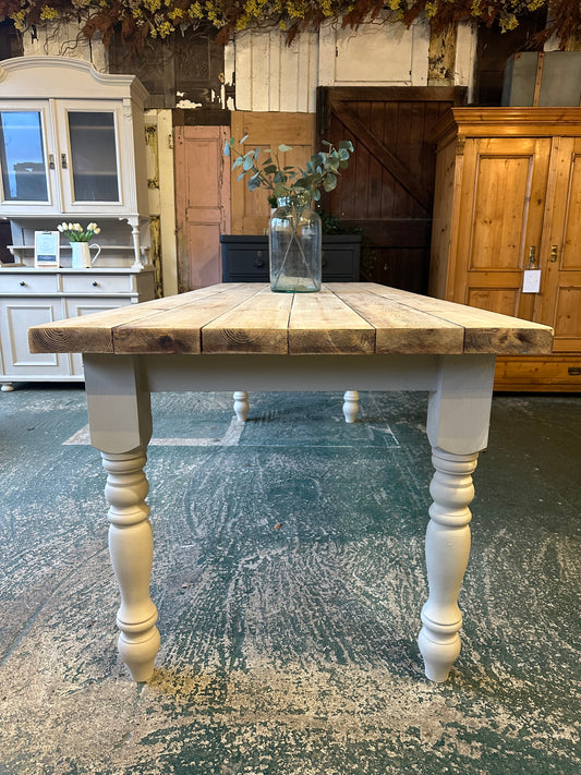 Rustic farmhouse table 8 -10 seater