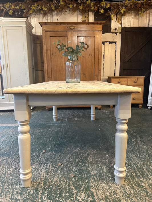 Rustic farmhouse table 8 seater