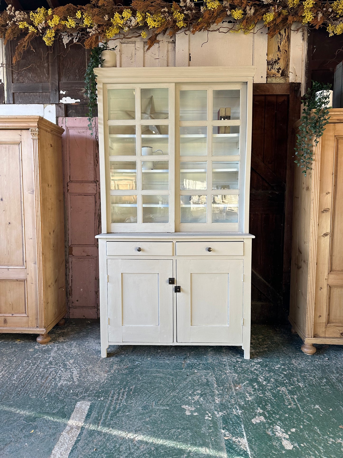 Rustic vintage dresser