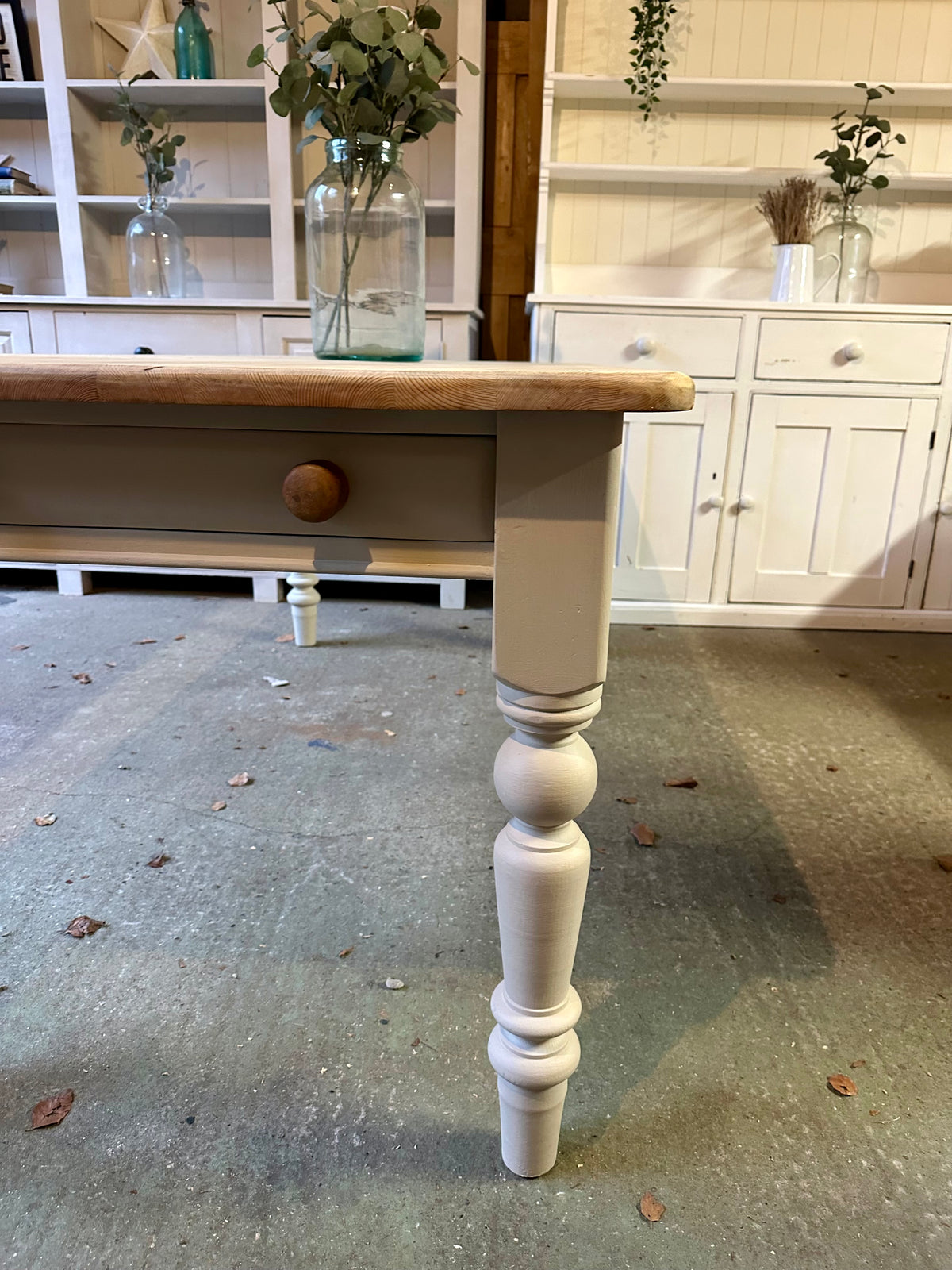 Farmhouse table 8 seater