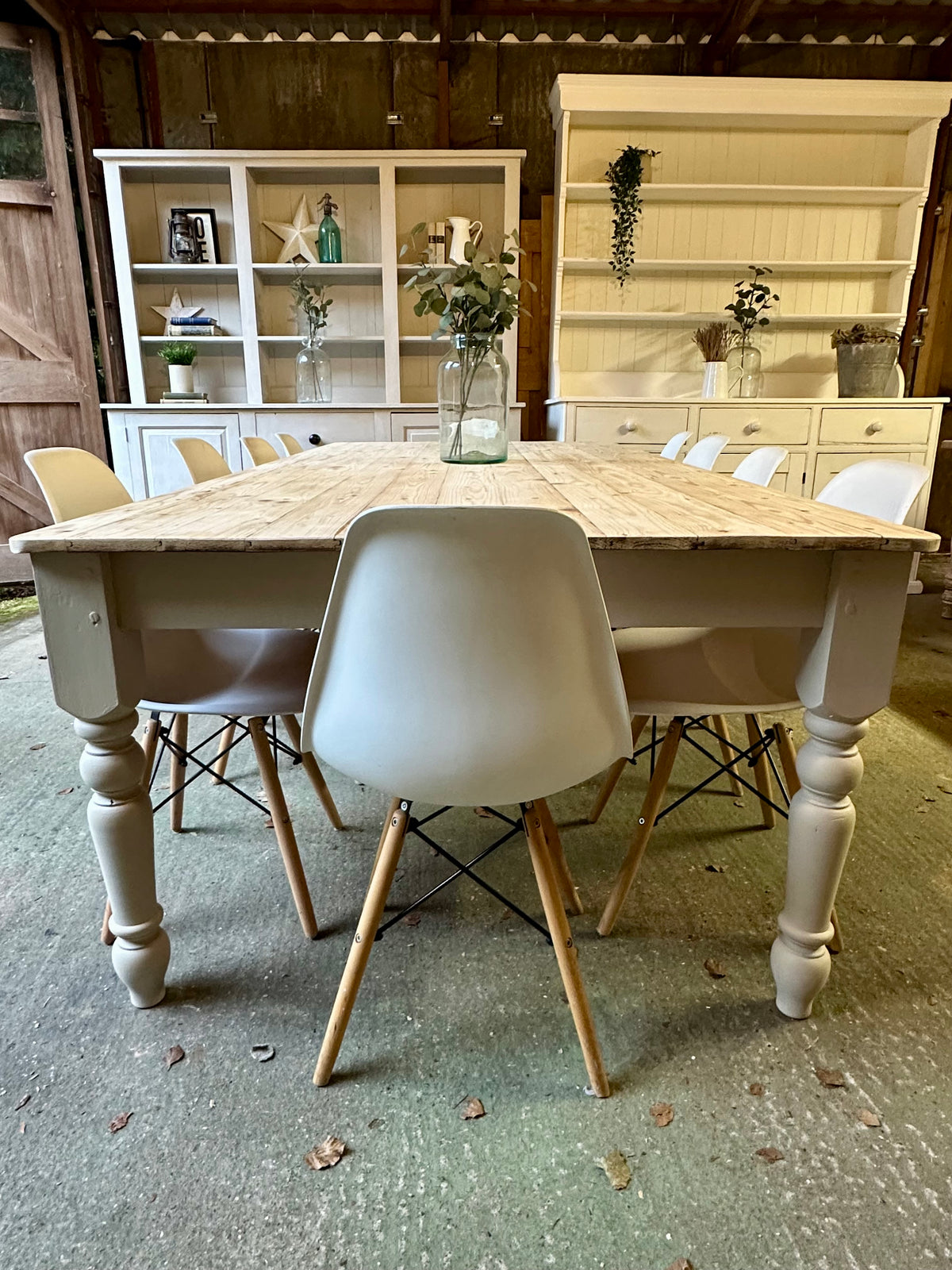 Farmhouse table 10-12 seater