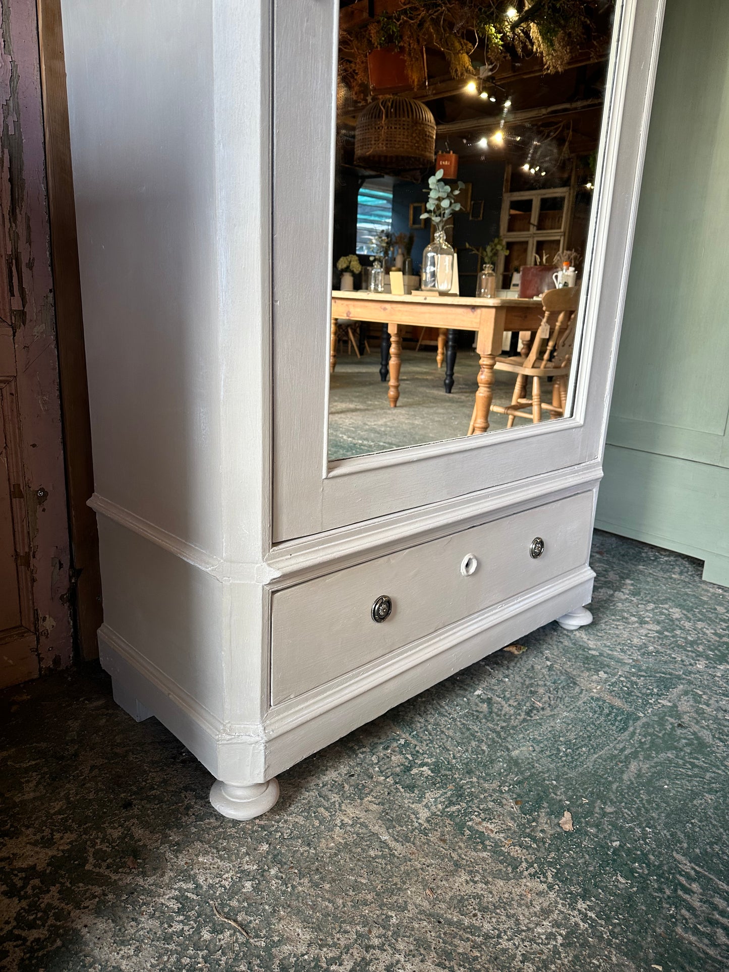 Rustic vintage wardrobe / armoire