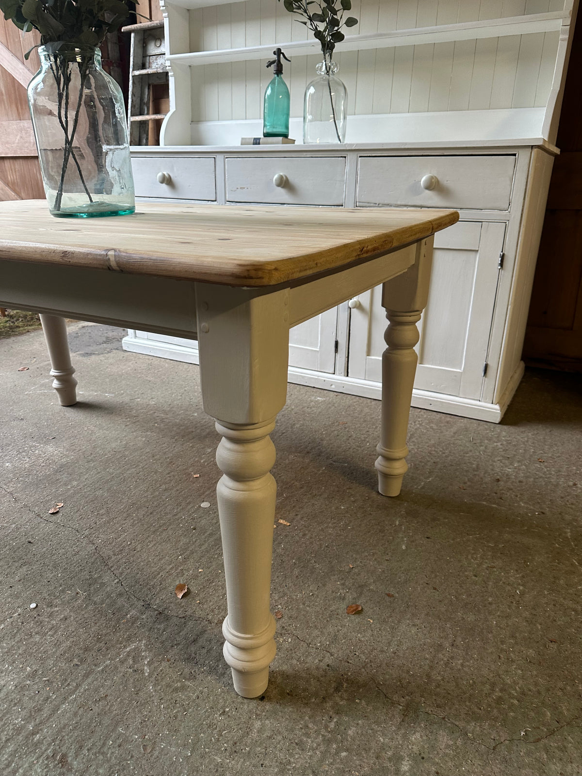 Farmhouse table 6 seater