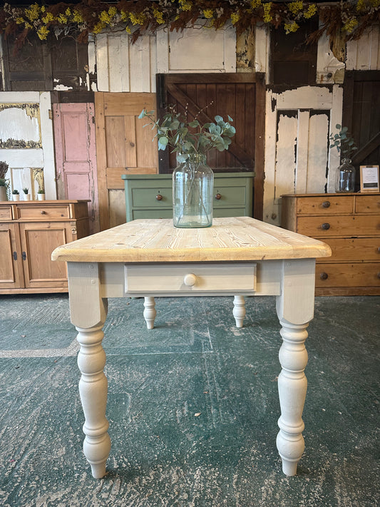 Rustic farmhouse table 6 seater